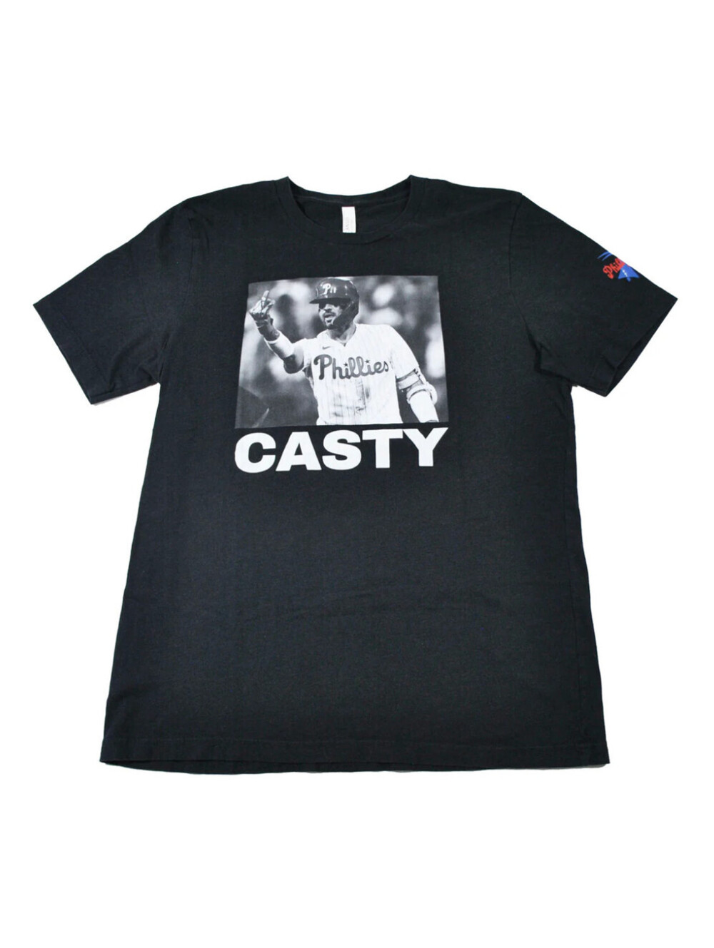 Philadelphia Phillies Nick Castellanos Black MLB Baseball Shirt Size X-Large